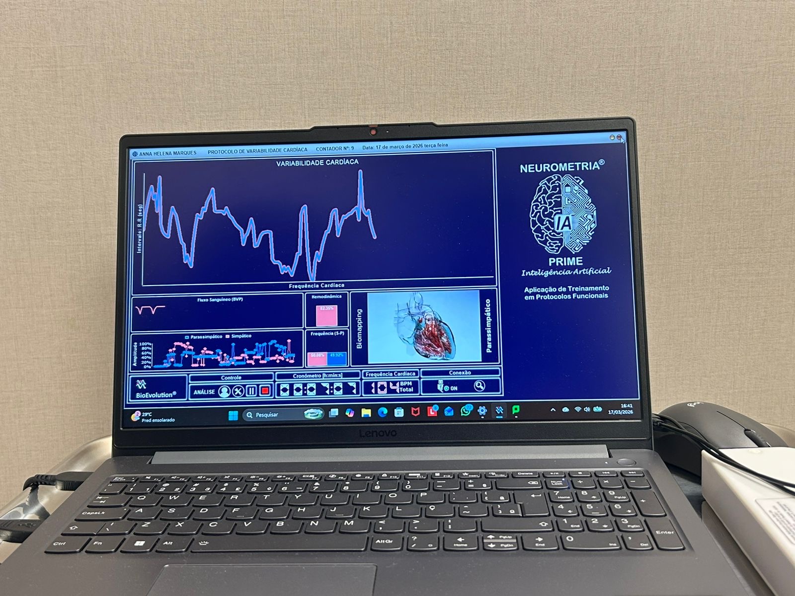 Computador com neurometria